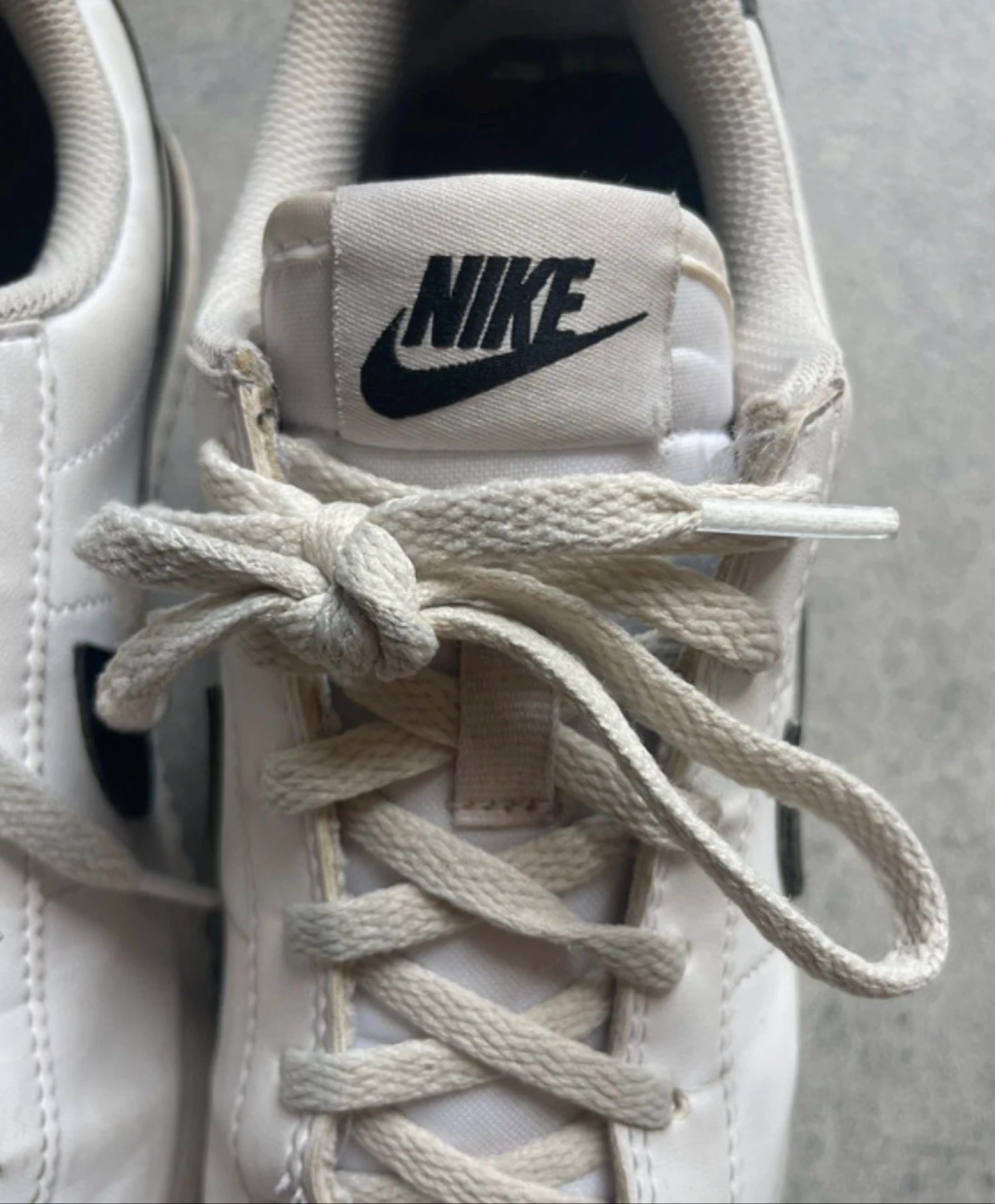 White Nike Cortez Lace-Up Sneaker – photo 3